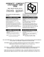 Preview for 1 page of Foundations SERENITY 2532040 Manual