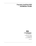 Foundry Networks IRONPOINT 250 Installation Manual preview