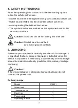 Предварительный просмотр 4 страницы Four E's Scientific Ironman III Operating Instructions Manual