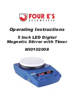 Four E's Scientific MI0102008 Operating Instructions Manual предпросмотр