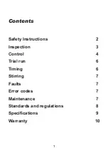 Preview for 2 page of Four E's Scientific MI0102008 Operating Instructions Manual