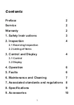 Preview for 2 page of Four E's Scientific MI0103002 Operating Instructions Manual