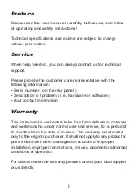 Preview for 3 page of Four E's Scientific MI0103002 Operating Instructions Manual