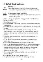 Preview for 4 page of Four E's Scientific MI0103002 Operating Instructions Manual