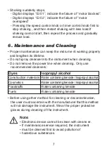 Preview for 8 page of Four E's Scientific MI0103002 Operating Instructions Manual