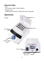 Предварительный просмотр 6 страницы Four E's Scientific TC0401005 Operating Instructions Manual