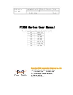 Four-Faith F1403 User Manual preview
