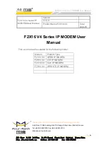 Four-Faith F2 16 V4 Series User Manual preview