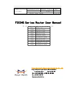 Four-Faith F3134S User Manual предпросмотр