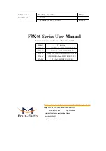 Four-Faith F3446 User Manual preview