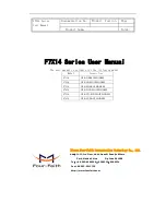 Four-Faith F7114 User Manual preview