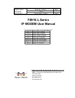 Preview for 1 page of Four-Faith F8916-L-C User Manual