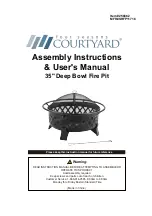 Four Seasons Courtyard 258362 Assembly Instructions & User Manual предпросмотр