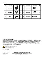 Preview for 2 page of Four Seasons Courtyard 258714 Assembly Instructions