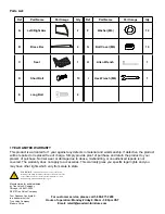 Предварительный просмотр 2 страницы Four Seasons Courtyard FS Bayside RXTV-2008-SET Assembly Instructions