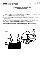 Предварительный просмотр 1 страницы Four Seasons Courtyard FS Uptown RXTV-1923-SET Assembly Instructions