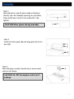 Preview for 7 page of Four Seasons Courtyard GFT-30149 Assembly Instructions Manual