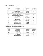 Preview for 2 page of Four Seasons Courtyard IP-20S105W Assembly Instruction Manual