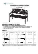 Four Seasons Courtyard IP-D1812BK-2 Assembly Instructions preview