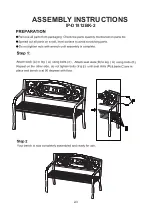 Preview for 2 page of Four Seasons Courtyard IP-D1812BK-2 Assembly Instructions