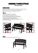 Preview for 2 page of Four Seasons Courtyard IP-SV131FB Assembly Instructions