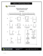 Preview for 4 page of Four Seasons LifeRoom ONE Installation Manual