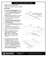 Preview for 22 page of Four Seasons LifeRoom ONE Installation Manual