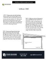 Preview for 27 page of Four Seasons LifeRoom ONE Installation Manual