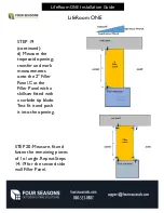 Preview for 29 page of Four Seasons LifeRoom ONE Installation Manual