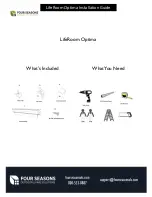 Preview for 34 page of Four Seasons LifeRoom Optima Installation Manual