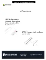 Preview for 35 page of Four Seasons LifeRoom Optima Installation Manual