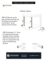 Preview for 36 page of Four Seasons LifeRoom Optima Installation Manual