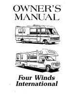 Preview for 1 page of FOUR WINDS INTERNATIONAL motor home Owner'S Manual