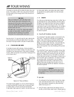 Предварительный просмотр 92 страницы Four winns 318 VISTA Owner'S Manual