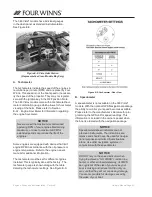 Preview for 66 page of Four winns 348 Vista Owner'S Manual