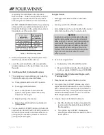 Preview for 22 page of Four winns FUNSHIP Owner'S Manual