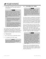 Preview for 24 page of Four winns FUNSHIP Owner'S Manual