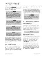 Preview for 67 page of Four winns FUNSHIP Owner'S Manual