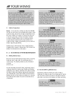 Preview for 72 page of Four winns FUNSHIP Owner'S Manual