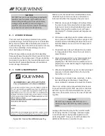 Preview for 104 page of Four winns FUNSHIP Owner'S Manual