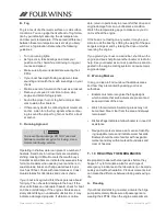 Preview for 141 page of Four winns FUNSHIP Owner'S Manual