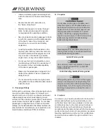 Preview for 36 page of Four winns SL series Owner'S Manual