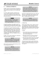 Preview for 111 page of Four winns SL series Owner'S Manual