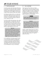 Preview for 123 page of Four winns SL series Owner'S Manual