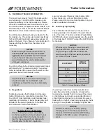 Preview for 131 page of Four winns SL series Owner'S Manual