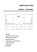 Preview for 13 page of FOUR 4-MP400BTi Owner'S Manual