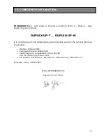 Preview for 15 page of Fourgroup DUPLEX-UP Use And Installation Manual