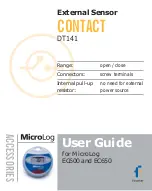 Fourier MicroLog DT141 User Manual preview