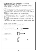 Preview for 3 page of FourStarGroup 11210850K Manual