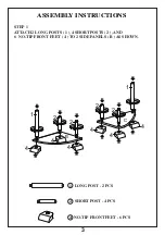 Предварительный просмотр 3 страницы FourStarGroup 11211851 Assembly Instructions Manual